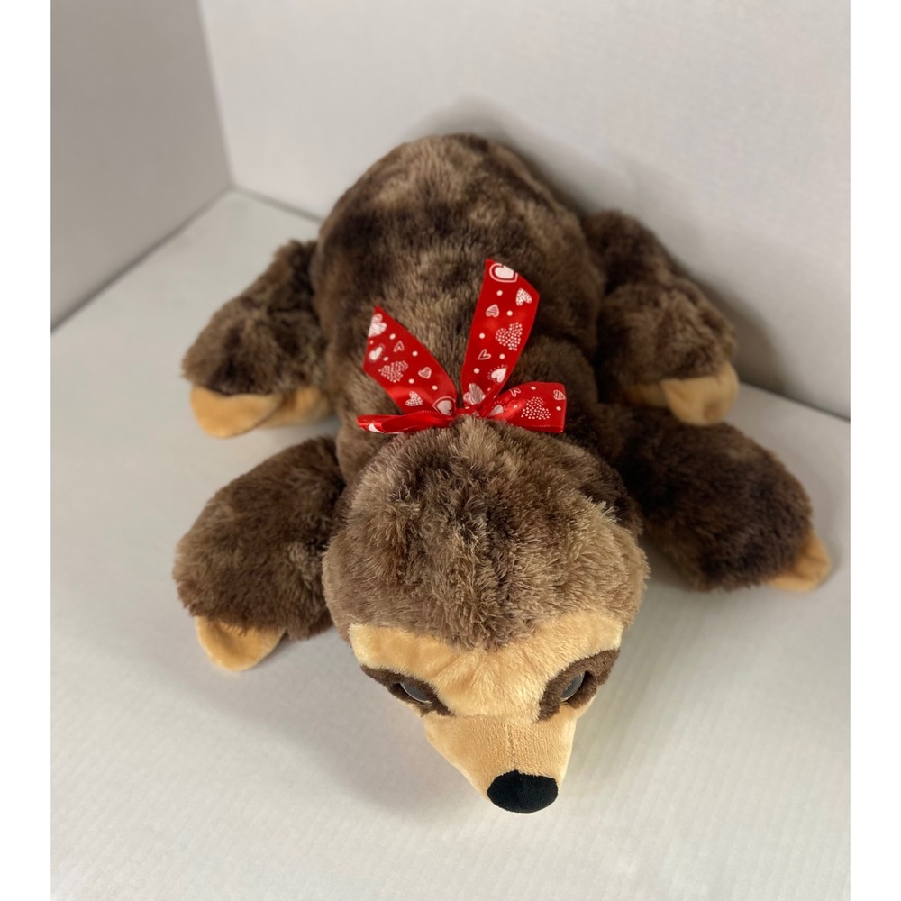 Plush Sloth‎ Stuffed Animal Toy Red Bow - Picture 9 of 13